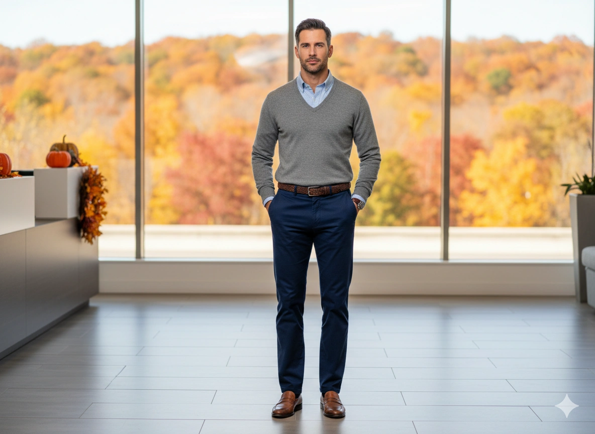 2026 Men’s Business Casual Fall Looks | Stylish & Office-Ready Work Outfits