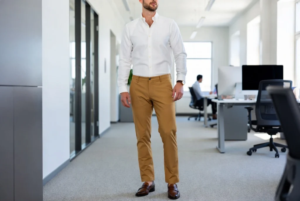 Chinos, Oxford Shirt, and Loafers Formula