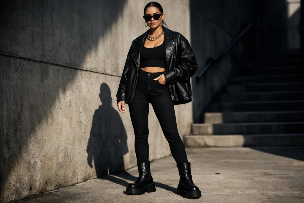 Classic Monochrome Baddie Fits