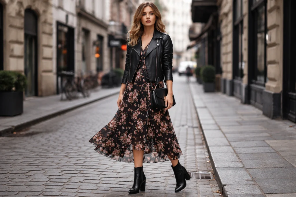 Edgy Leather Jacket Combinations