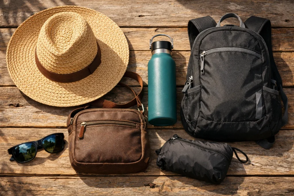 Practical Accessories and Sun Protection