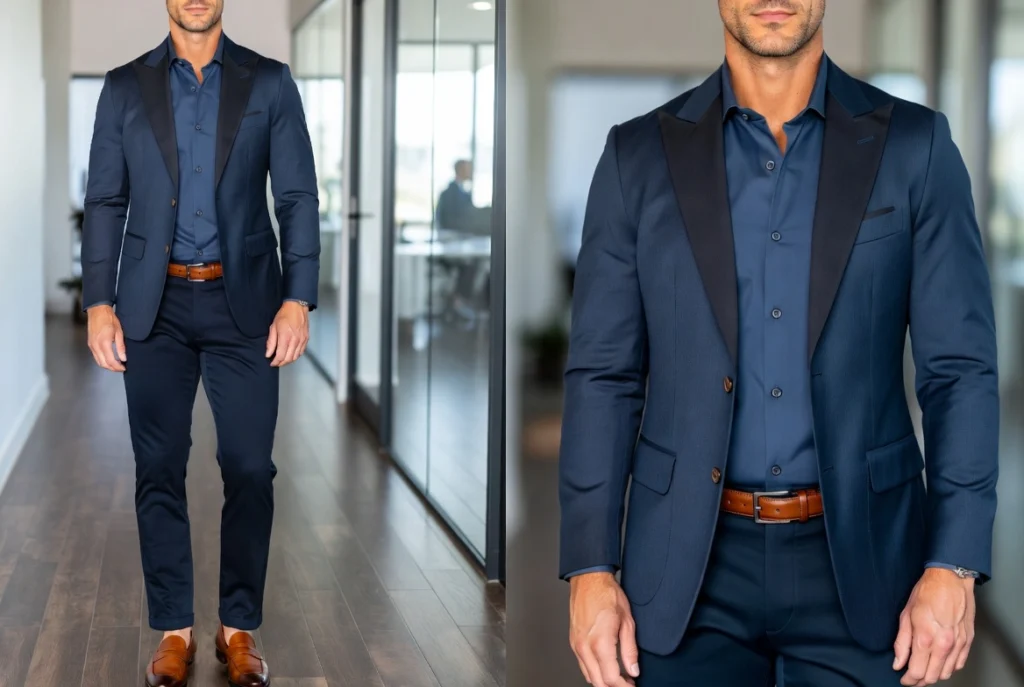 The All-Navy Monochrome Look