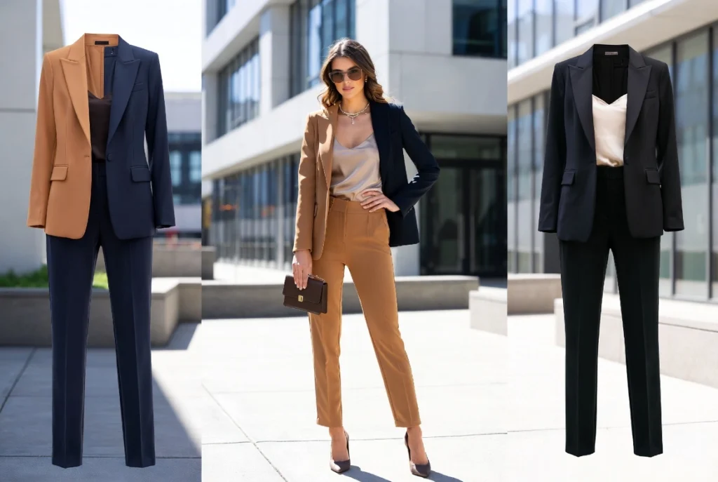 Blazer and Trousers Polished Look