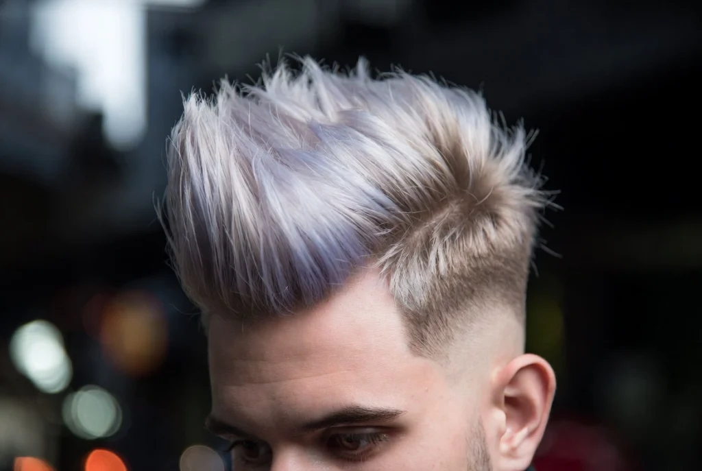 Blonde Faux Hawk Edge