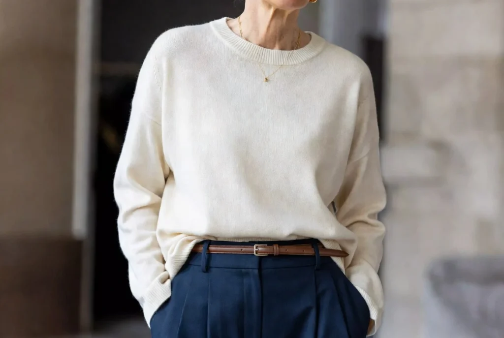 Cashmere and Tailored Elegance