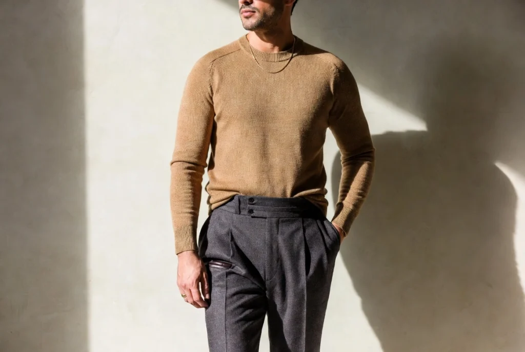Cashmere and Trousers Sophistication