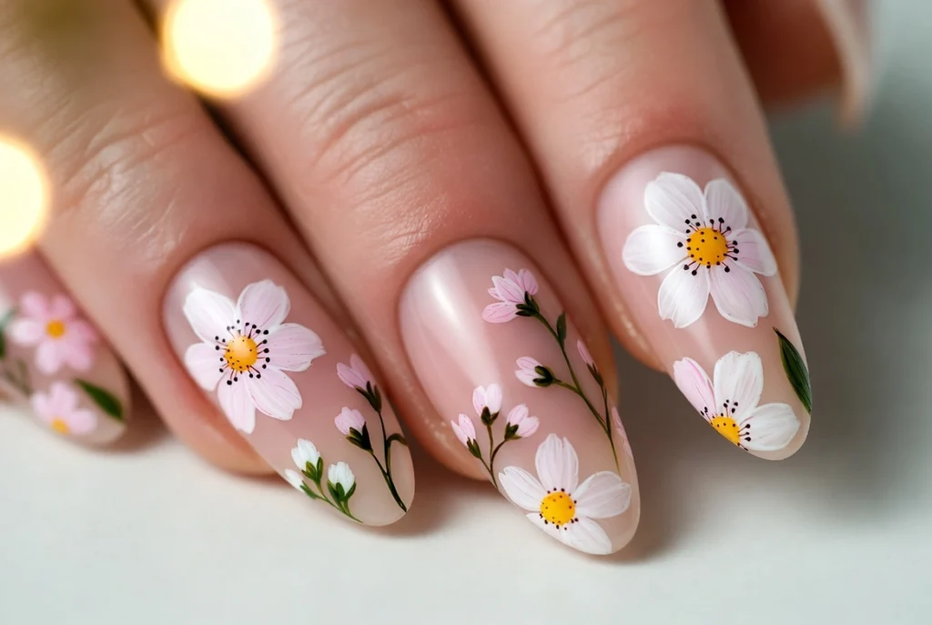 Floral Nail Art Excellence