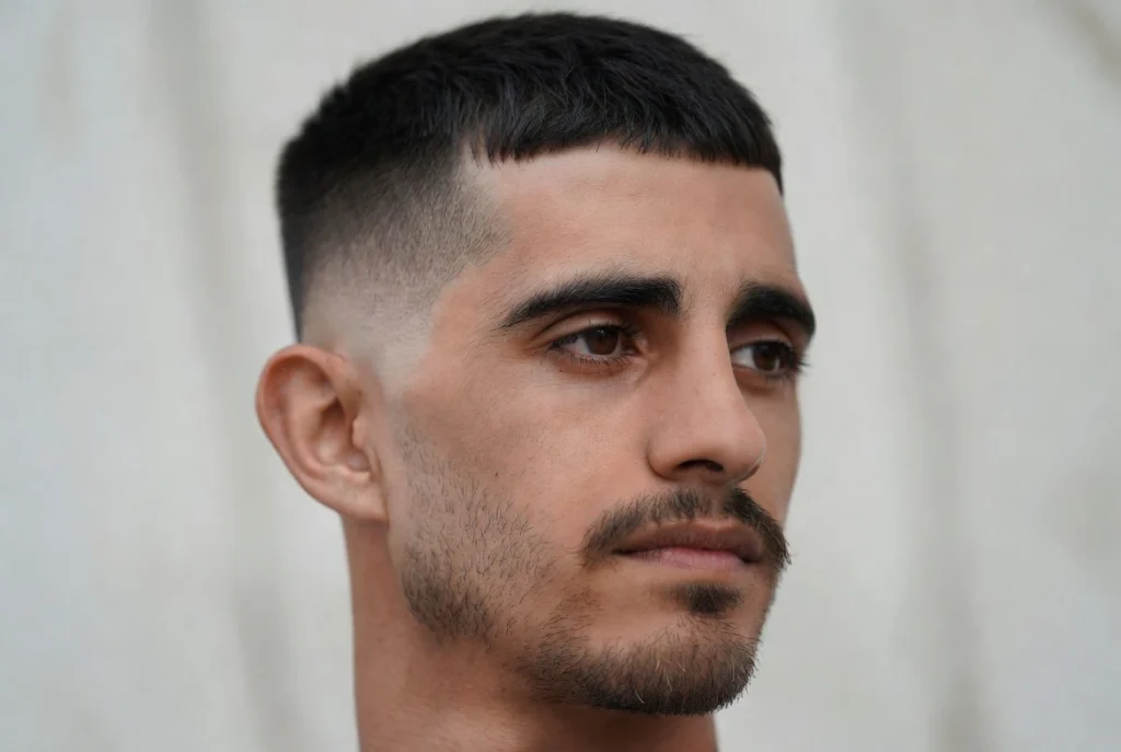 Italian Stubble Fade Combination