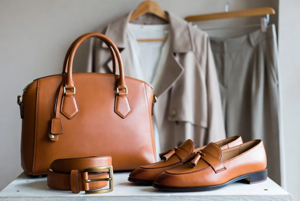 Leather Accent Sophistication