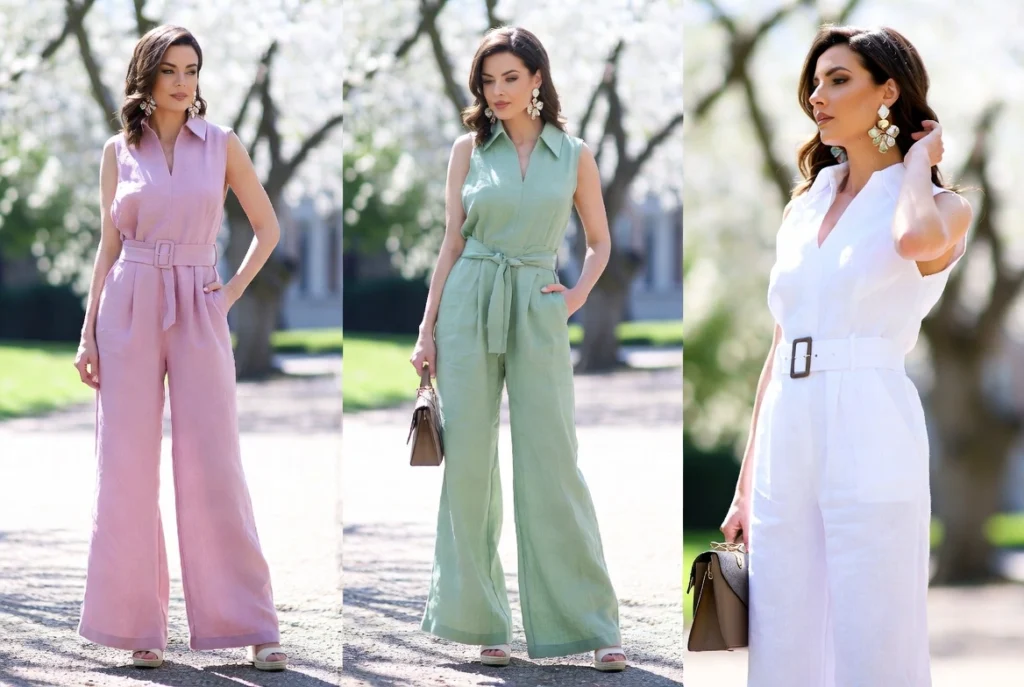 Linen Jumpsuit Ease