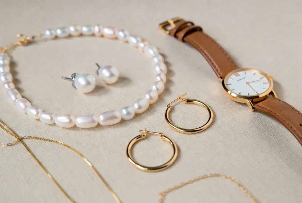 Pearls and Minimal Jewelry