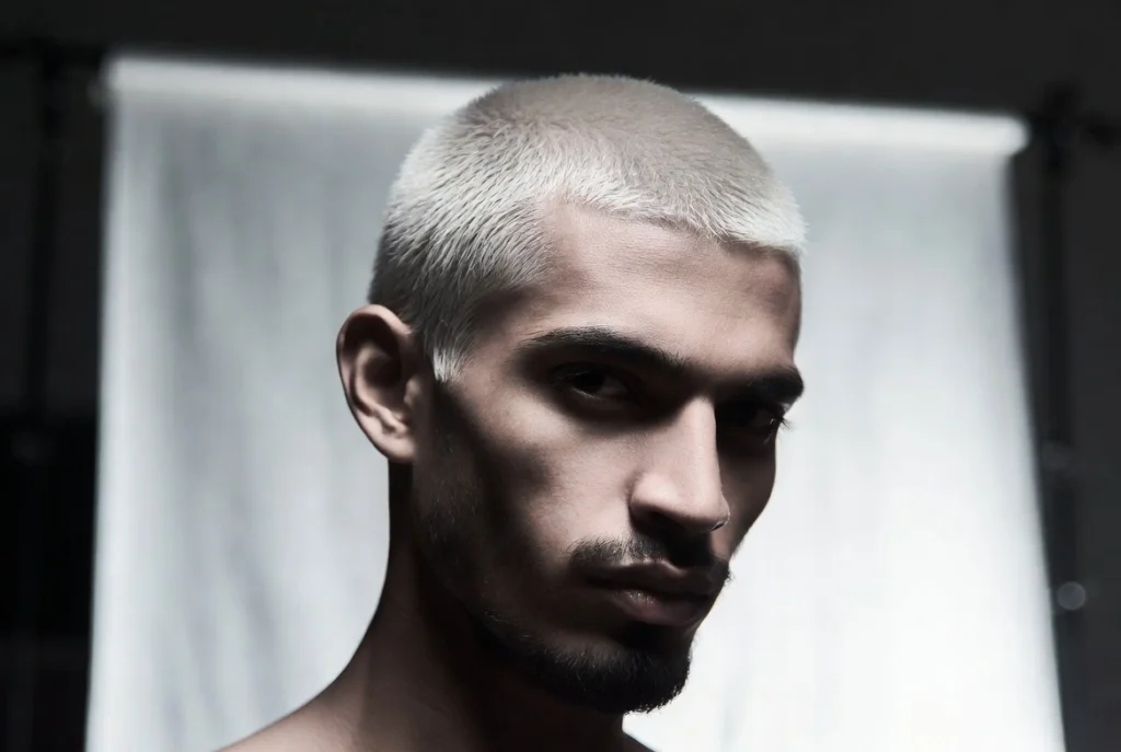 Platinum Buzz Cut Edge