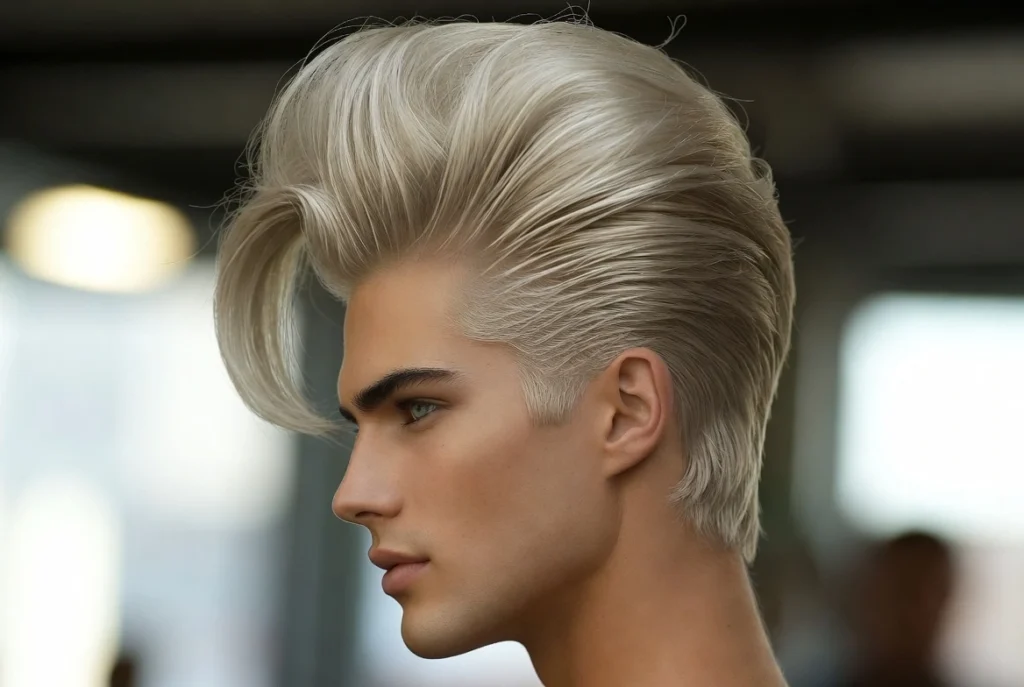 Platinum Pompadour Statement