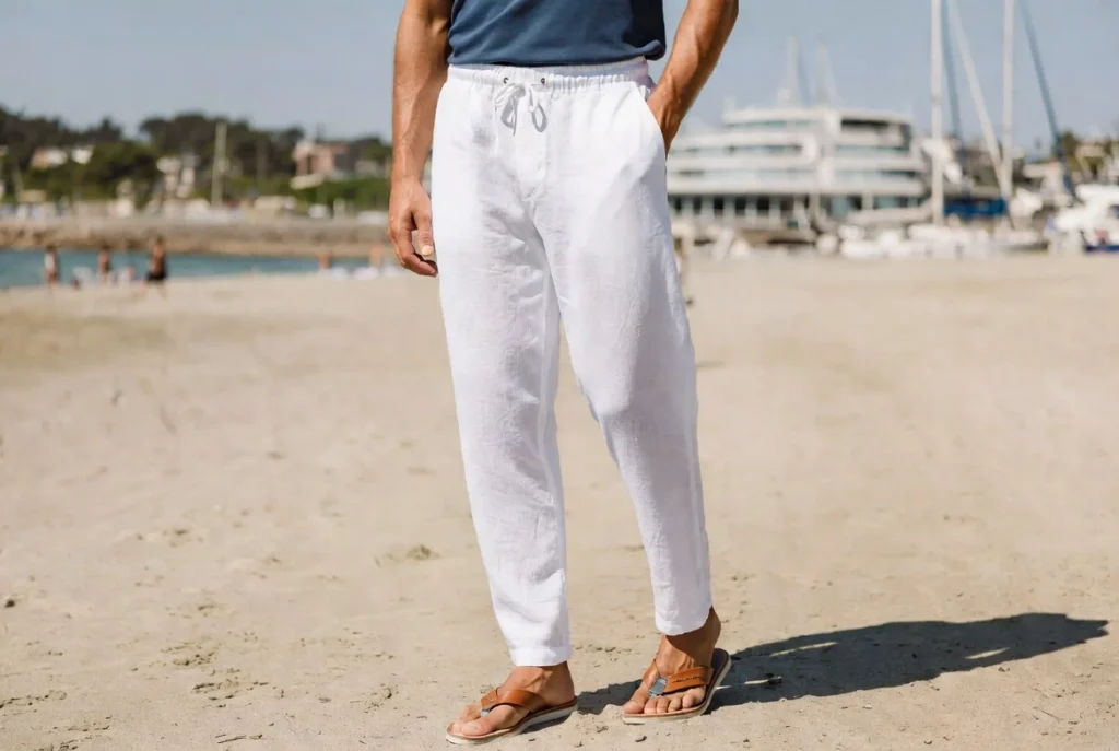 Tailored Beach Pants and Polo