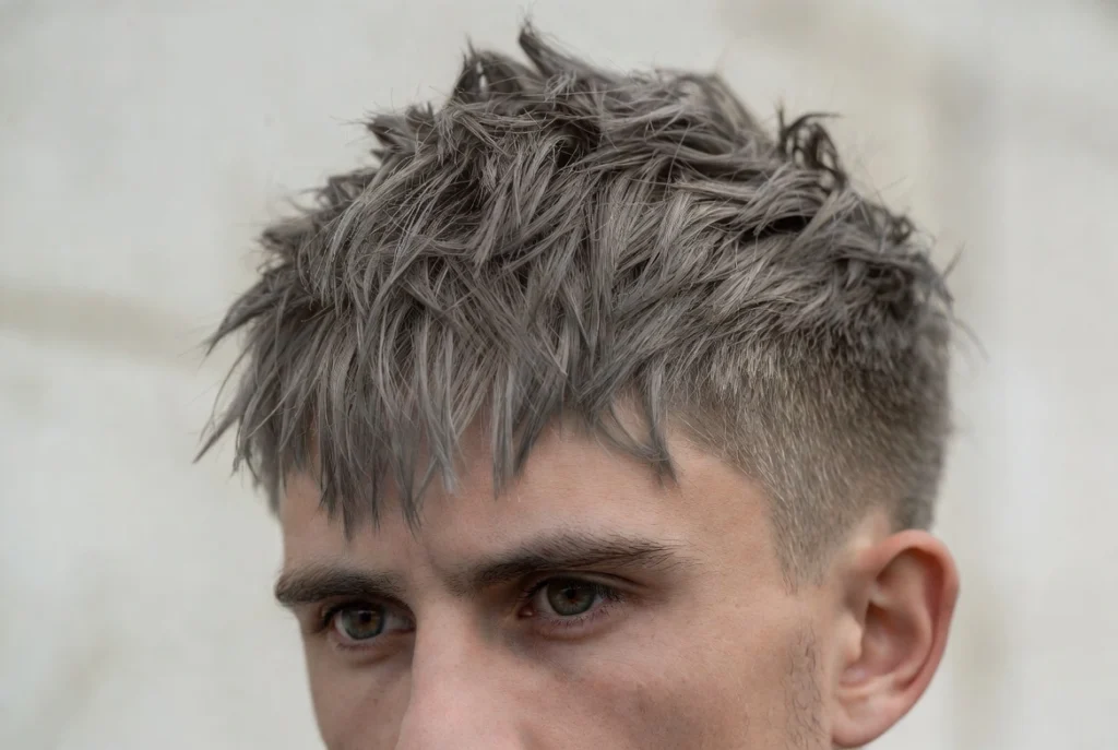 Textured Ash Blonde Crop