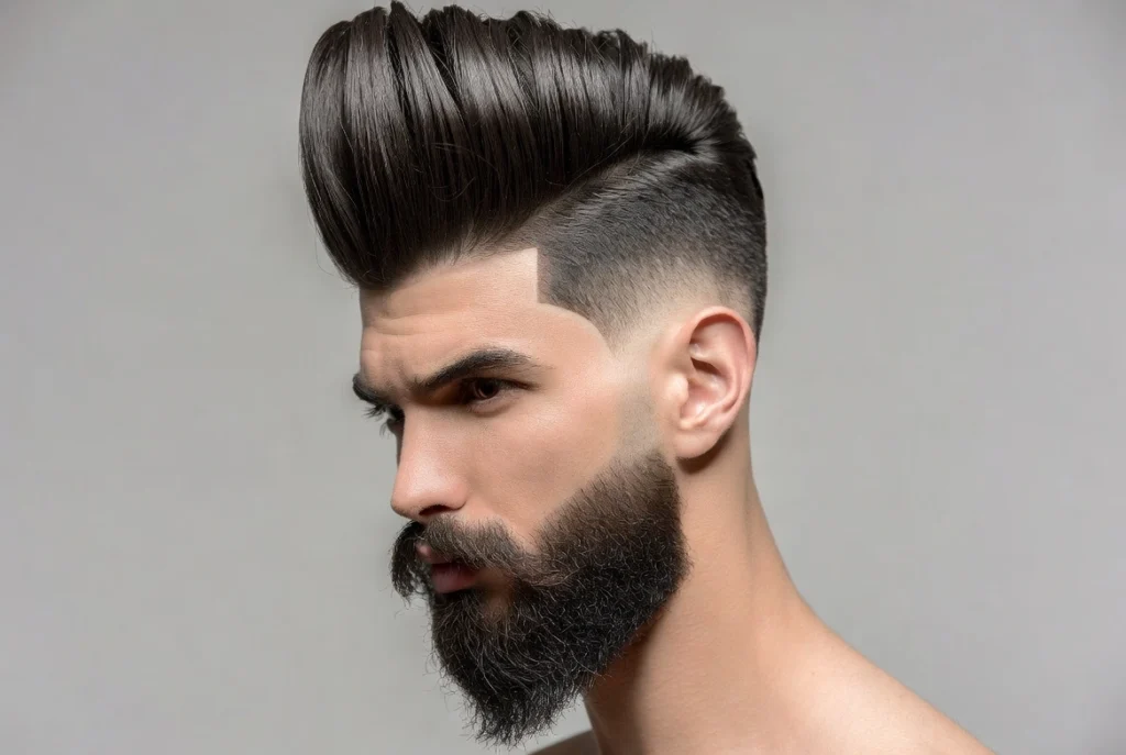 The Pompadour and Fade Power