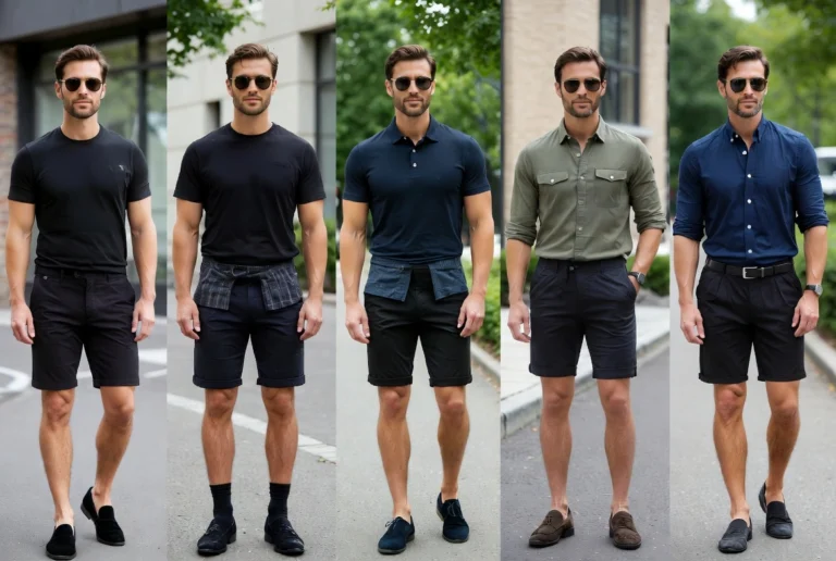 23+ Trendy Black Shorts Outfit Men Ideas for Ultimate Style