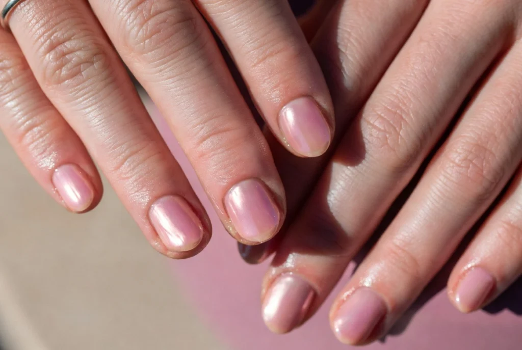 Chrome and Pearl Finishes for Daytime Glamour