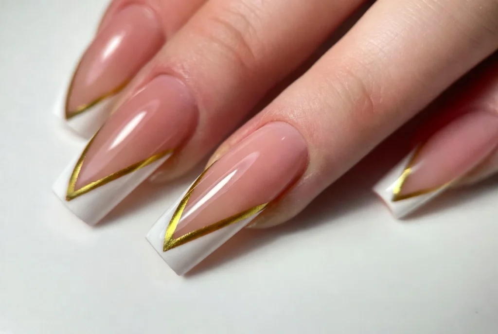 Double French Tips and Graphic Lines