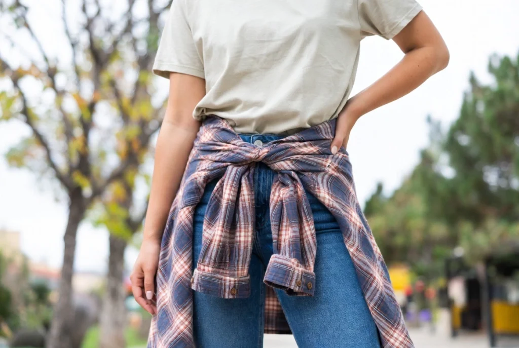 Flannel Around the Waist