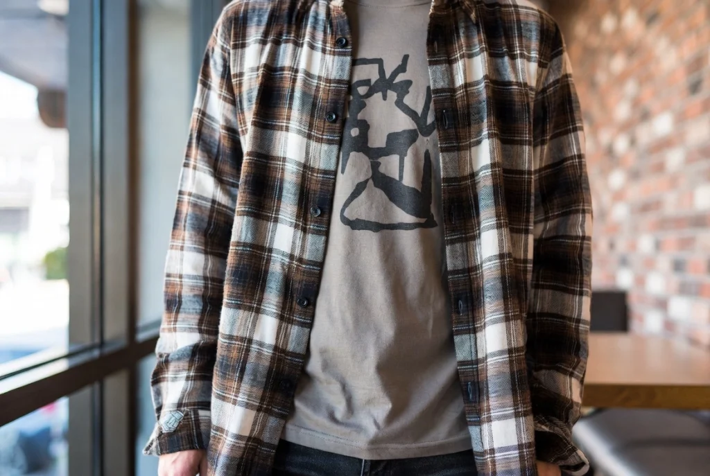 Flannel Over Graphic Tees