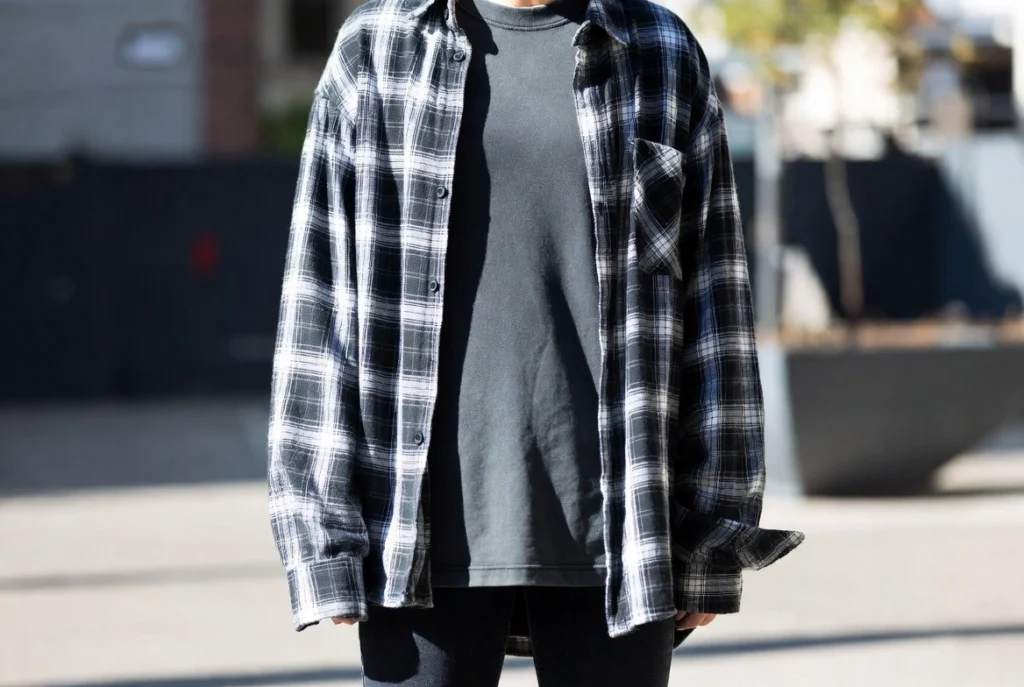 Oversized Flannel Styling