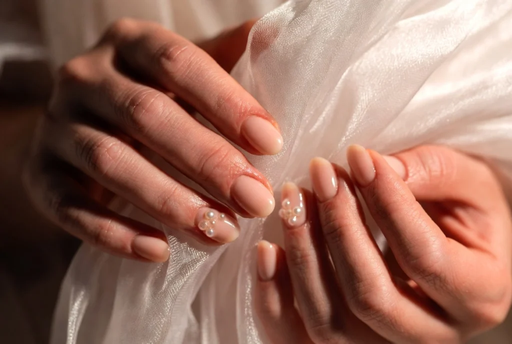 Pearl Accents and Micro-Details