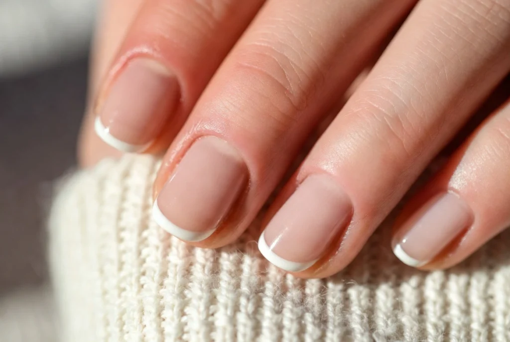 The Barely-There Baby French Manicure