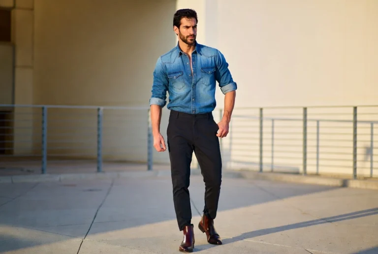 17+ Ultimate Denim Shirt Men Looks That Command Attention