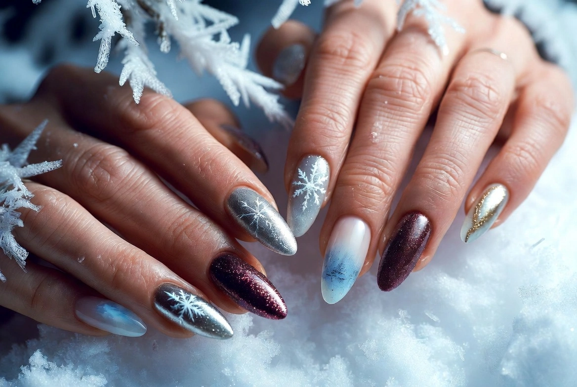 22 Winter Nail Designs That’ll Make You Feel Like a Snow Goddess
