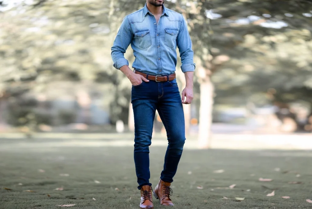 Classic Double Denim Done Right With Wash Contrast
