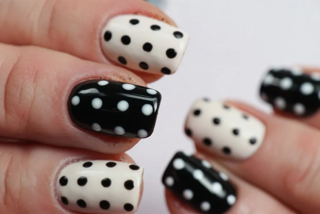 Polka Dot Monochrome Winter Playfulness